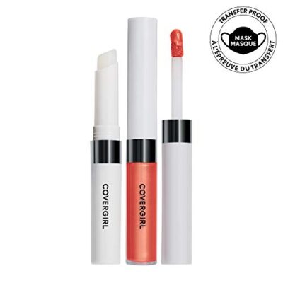 COVERGIRL Outlast All-Day Lip Color With Topcoat, Celestial Coral - Image 3