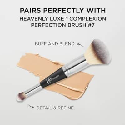 IT Cosmetics Bye Bye Redness, Transforming Light Beige - Neutralizing Color-Correcting Cream - Reduces Redness - Long-Wearing Coverage - With Hydrolyzed Collagen - 0.37 fl oz - Image 7