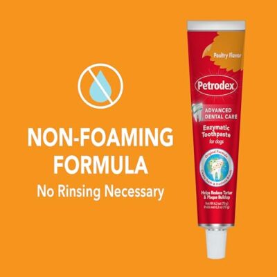 Petrodex Toothpaste for Dogs and Puppies, Cleans Teeth and Fights Bad Breath, Reduces Plaque and Tartar Formation, Enzymatic Toothpaste, Peanut Flavor, 2.5oz - Image 5