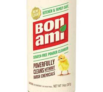 BON AMI Powder Cleanser for Kitchens & Bathrooms – All Types of Surfaces, Cleans Grime & Dirt, Polishes Surfaces, Absorbs Odors (Single 1 Pack)