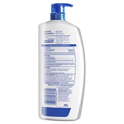 Head and Shoulders Classic Clean Daily-Use Anti-Dandruff Paraben Free Shampoo, 32.1 fl oz - Image 2