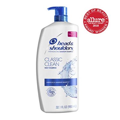 Head and Shoulders Classic Clean Daily-Use Anti-Dandruff Paraben Free Shampoo, 32.1 fl oz - Image 3