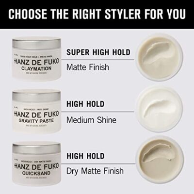Hanz de Fuko Quicksand ? Premium Men?s Hair Styling Wax & Dry Shampoo Combo ? High Hold, Ultra Matte Finish ? 2 oz. - Image 4