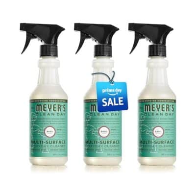 MRS. MEYER'S CLEAN DAY All-Purpose Cleaner Spray, Basil, 16 fl. oz - Pack of 3