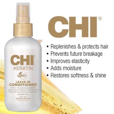 CHI Keratin Leave-in Conditioner, Hydrating Conditioner For Restoring Softness & Preventing Breakage, Great For Daily Use, Sulfate-free, 6 Oz - Image 7