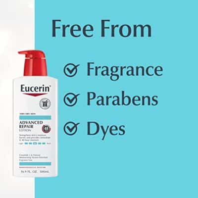 Eucerin Advanced Repair Body Lotion for Very Dry Skin, Unscented Lotion Formulated with Ceramides, 16.9 Fl Oz Bottle - Image 8