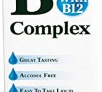 Nature’s Bounty Vitamin B Complex Sublingual Liquid 2 oz ( Pack of 4)