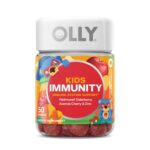 OLLY Kids Immunity Gummy, Immune Support, Wellmune, Elderberry, Vitamin C, Zinc, Chewable Supplement, Cherry - 50 Count