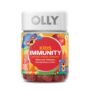 OLLY Kids Immunity Gummy, Immune Support, Wellmune, Elderberry, Vitamin C, Zinc, Chewable Supplement, Cherry - 50 Count