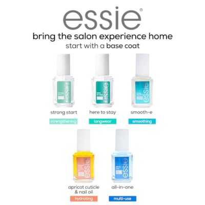 essie Nail Care, 8-Free Vegan, All In One Base Coat and Top Coat, strength and shine nail polish, 0.46 fl oz - Image 7