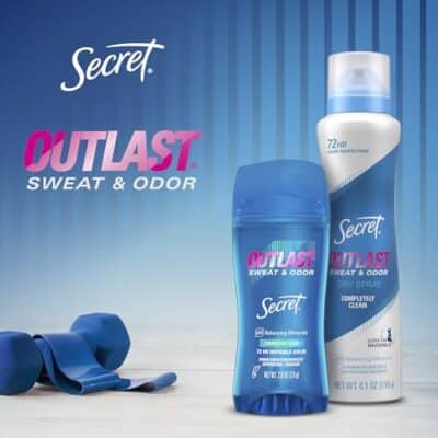Secret Outlast Antiperspirant and Deodorant for Women, Clear Gel, Completely Clean Scent, 2.6 oz (Pack of 2) - Image 7