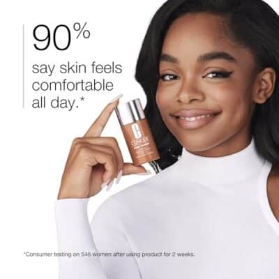 Clinique Even Better Makeup Medium Coverage Foundation Broad Spectrum SPF 15| Evens Skin Tone + Reduces Dark Circles, Spice - Image 2