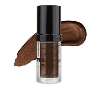 L.A. Girl Pro Coverage Liquid Foundation, Dark Chocolate, 0.95 Fl Oz