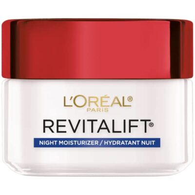 L'Or?al Paris Revitalift Anti-Wrinkle and Firming Face Night Cream, Pro Retinol 1.7 oz