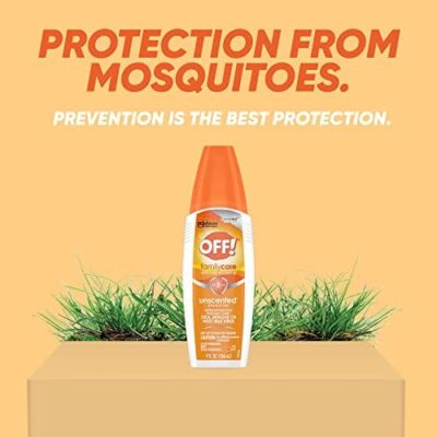 OFF! Family Care Insect & Mosquito Repellent Spritz, Bug Spray Containing 7% DEET, Unscented Repellent with Aloe Vera Protects Against Mosquitoes, 9 Oz - Image 3