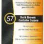 Bigen Permanent Powder Hair Color 57 Dark Brown 1 ea (Pack of 4)