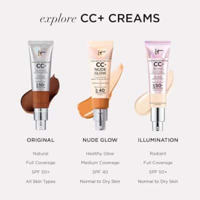 IT Cosmetics Your Skin But Better CC+ Cream, Tan (W) - Color Correcting Cream, Full-Coverage Foundation, Hydrating Serum & SPF 50+ Sunscreen - Natural Finish - 1.08 fl oz - Image 7