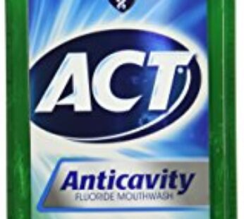 Act Anticavity Fluoride Mouthwash Mint 18 fl oz (Pack of 3)(Packaging May Vary)