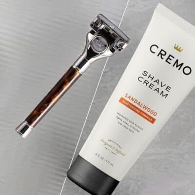 Cremo Barber Grade Sandalwood Shave Cream, Astonishingly Superior Ultra-Slick Shaving Cream for Men, Fights Nicks, Cuts and Razor Burn, 6 Fl Oz (Packaging May Vary) - Image 4