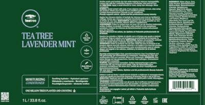Tea Tree Lavender Mint Moisturizing Conditioner, Hydrates + Soothes, For Coarse + Dry Hair, 33.8 fl. oz. - Image 8