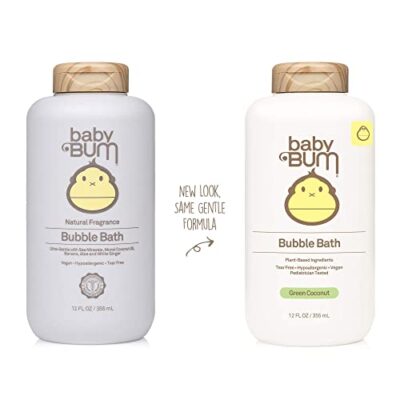 Baby Bum Bubble Bath | Tear Free Foaming Bubble Bath for Sensitive Skin with White Ginger| Natural Fragrance | Gluten Free and Vegan | 12 FL OZ - Image 3