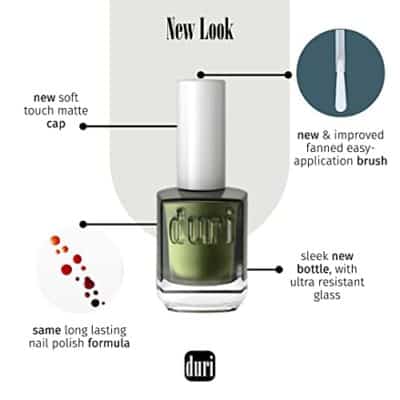 duri Nail Polish, 693 City Slicker, Bright Orange, Full Coverage, Quick Drying, NEW Brush, 0.45 Fl Oz - Image 7