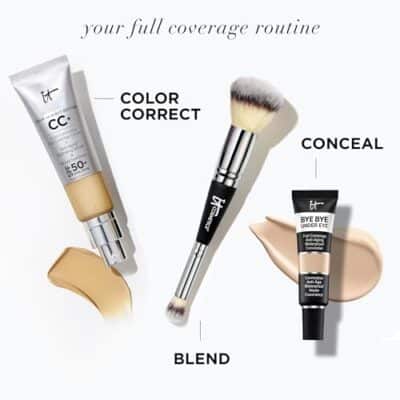 IT Cosmetics Your Skin But Better CC+ Cream, Tan (W) - Color Correcting Cream, Full-Coverage Foundation, Hydrating Serum & SPF 50+ Sunscreen - Natural Finish - 1.08 fl oz - Image 9