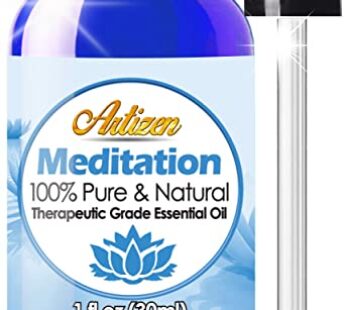 Artizen Meditation Blend Essential Oil (100% Pure & Natural – Undiluted) Therapeutic Grade – Huge 1oz Bottle – Perfect for Aromatherapy, Relaxation, Skin Therapy & More – Aromatherapy Oil