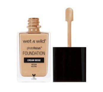 wet n wild Photo Focus Matte Liquid Foundation Cream Beige, Vegan & Cruelty-Free