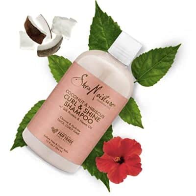 SheaMoisture Curl and Shine Coconut Shampoo Coconut and Hibiscus for Curly Hair Paraben Free Shampoo 13 oz - Image 11