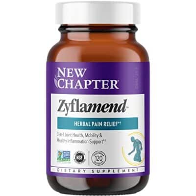 New Chapter Zyflamend? Multi-Herbal Pain Reliever+ Joint Supplement, 10-in-1 Superfood Blend with Ginger & Turmeric for Healthy Inflammation Response & Herbal Pain Relief+, 120 Count
