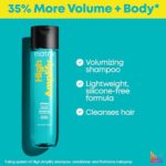 Matrix High Amplify Volumizing Shampoo | Instant Lift & Lasting Volume Silicone-Free Boost Structure in Fine, Limp Hair Salon Professional Packaging May Vary 33.8 Fl. Oz. - Image 3