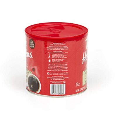 Tim Hortons Original Blend, Medium Roast Ground Coffee, Canada?s Favorite Coffee, Made with 100% Arabica Beans, 32.8 Ounce Canister - Image 3