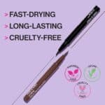 wet n wild MegaLiner Liquid Eyeliner - Black (packaging) - Image 6