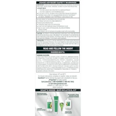 Garnier Hair Color Nutrisse Ultra Color Nourishing Creme, BL11 Jet Blue Black (Black Currant) Permanent Hair Dye, 1 Count (Packaging May Vary) - Image 8