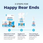 Vetnique Labs Glandex Dog Wipes for Pets Cleansing & Deodorizing Anal Gland Hygienic Dog & Cat Wipes with Vitamin E, Skin Conditioners and Aloe (75ct) - Image 8