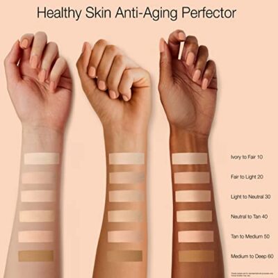 Neutrogena Retinol Treatment and Tinted Facial Moisturizer, Healthy Skin Anti-Aging Perfector with Broad Spectrum SPF 20 Sunscreen with Titanium Dioxide, 40 Neutral to Tan, 1 fl. oz - Image 4