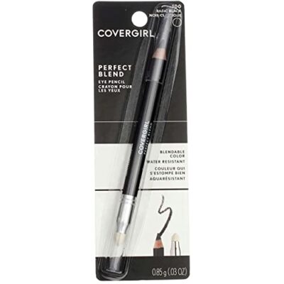 CoverGirl Perfect Blend Eye Pencil, Basic Black [100], 0.03 oz (Pack of 4) - Image 3