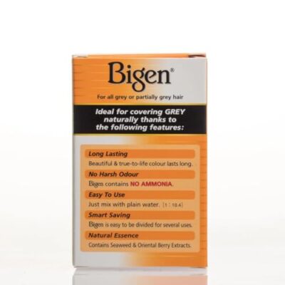 Bigen Powder Hair Color #57 Dark Brown 0.21oz (6 Pack) - Image 3