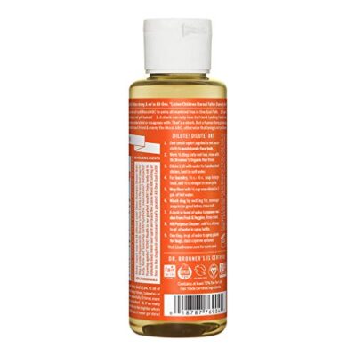Dr. Bronner's - Pure-Castile Liquid Soap (Tea Tree, 4 Ounce) - Made with Organic Oils, 18-in-1 Uses: Acne-Prone Skin, Dandruff, Laundry, Pets and Dishes, Concentrated, Vegan, Non-GMO - Image 2