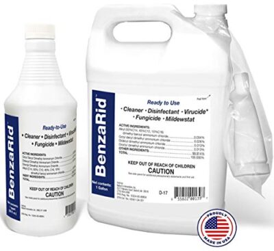 BenzaRid Hospital Disinfectant Virucide Spray Kills 99.99% of MRSA, COVID-19, H5N1, Staph, Avian Flu, Bacteria & Mold | EPA Reg. for Medical, Dental, Veterinary, Farm & Home Use 32 oz - Image 7