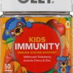 OLLY Kids Immunity Gummy, Immune Support, Wellmune, Elderberry, Vitamin C, Zinc, Chewable Supplement, Cherry - 50 Count - Image 2