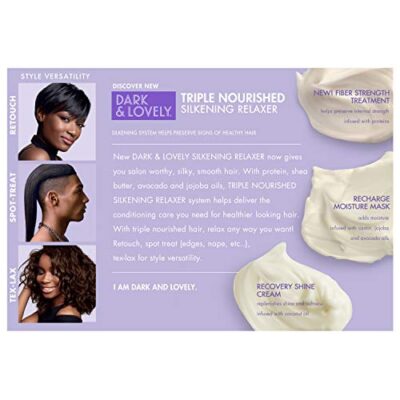 SoftSheen-Carson Dark and Lovely Triple Nourished Silkening No-Lye Relaxer with Shea Butter, Super - Image 10