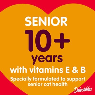 Hartz Delectables Bisque Lickable Wet Cat Treats with Tuna & chicken, Senior Cats 10+ years, 1.4 Ounce (Pack of 12) - Packaging May Vary - Image 9
