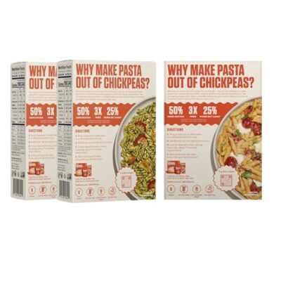 Banza Gluten-Free Chickpea Pasta, Variety Pack 20g Protein | Lower Carb | High Fiber | High Protein | Plant Based Pasta | 8oz (Pack of 6) - Image 5