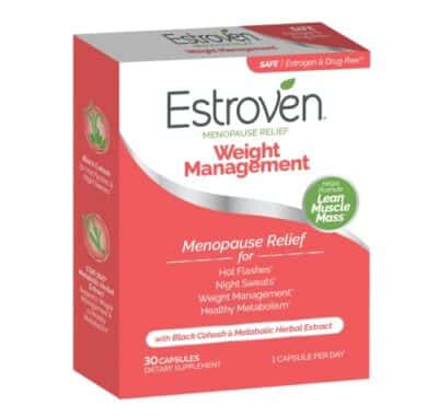 Estroven Weight Management for Menopause Relief - 30 Ct. - Clinically Proven Ingredients Help Manage Weight, Provide Night Sweats & Hot Flash Relief - Drug-Free & Gluten-Free Caplets - Image 12