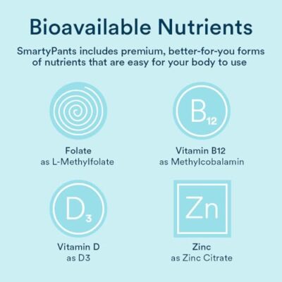 SmartyPants Multivitamin for Men, Gummies: Omega 3 Fish Oil (EPA/DHA), Methylfolate, CoQ10, Vitamin D3, C, Vitamin B12, B6, Vitamin A, K & Zinc for Immune Support, 180 Gummies (30 Day Supply) - Image 9
