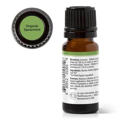 Plant Therapy USDA Certified Organic Spearmint Essential Oil 10 mL (1/3 oz) 100% Pure, Undiluted, Therapeutic Grade - Image 7