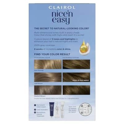 Clairol Nice'n Easy Permanent Hair Dye, 6A Light Ash Brown Hair Color, Pack of 3 - Image 2
