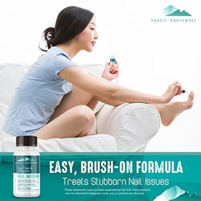 Purely Northwest-Tea Tree Oil Foot Soak & Nail Repair Oil Set- For Damaged Nails, Athletes Foot, Smelly Feet and Foot Callus - Made in the USA - Image 8